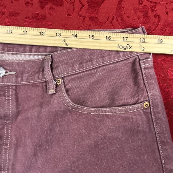 Levis 501 XX Jeans Mens 40x32(36x29.5") Pink Denim Straight Button‎ FlyVintage - Picture 6 of 10
